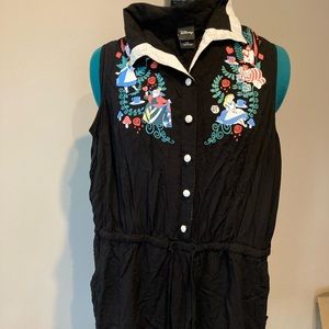 Hot Topic Alice in wonderland Romper